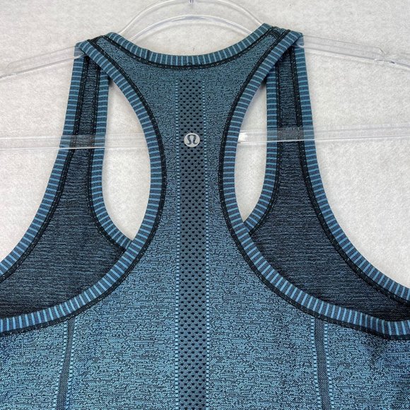 LULULEMON Womens Blue Swiftly Tech Racerback Workout Athletic Tank Top - Picture 8 of 9